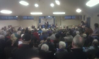 Another full house for a local Stop HS2 meeting. This time, Perivale community centre in Ealing.
