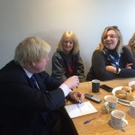 Boris Johnson meets campaigners