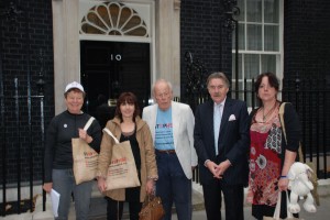 Members of Wendover Action Group in Downing Street