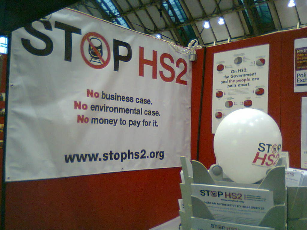 STOP HS2 Stand at Labour Party Conference 2012