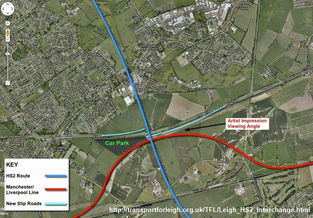 Transport for Leigh proposed HS2 interchange