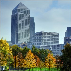 Canary Wharf - Despite what has been suggested recently, this is not in Birmingham.