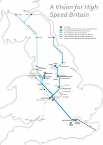 The current proposed map of HS2, which clearly shows that there wouldn't even be 'classic compatible' services between Scotland and Newcastle.