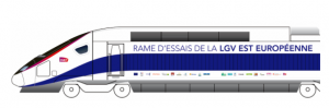 graphic of SNCF test train