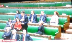 Ed Miliband speaking in debate on HS2 in Yorkshire